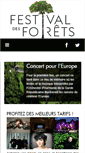 Mobile Screenshot of festivaldesforets.fr